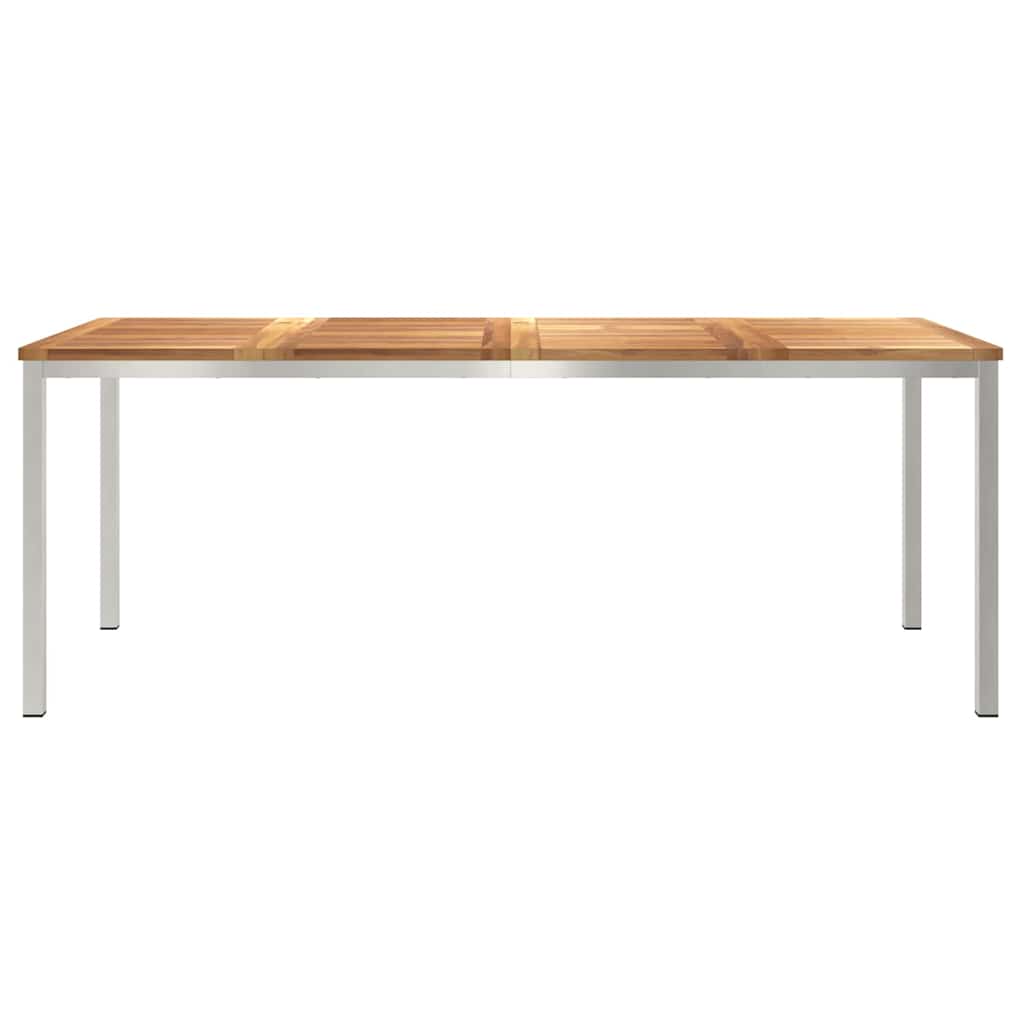 OutdoorDiningTable Brown 200x90x75cm SolidTeakwood