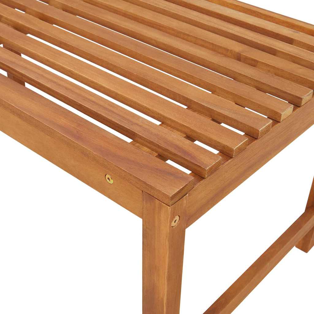 Garden Bench Brown 100 x 50 x 91cm Solid Acacia wood