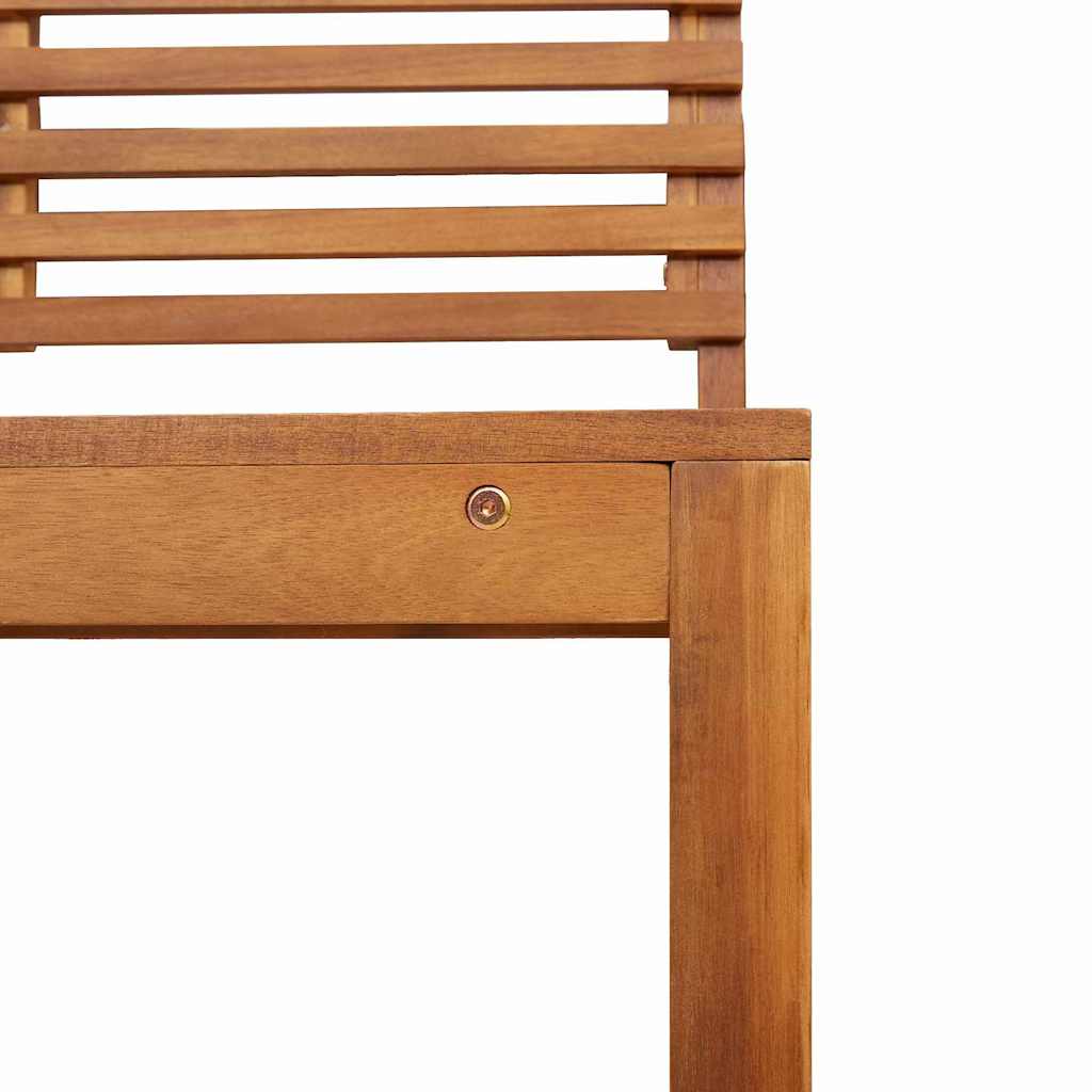 Garden Bench Brown 100 x 50 x 91cm Solid Acacia wood