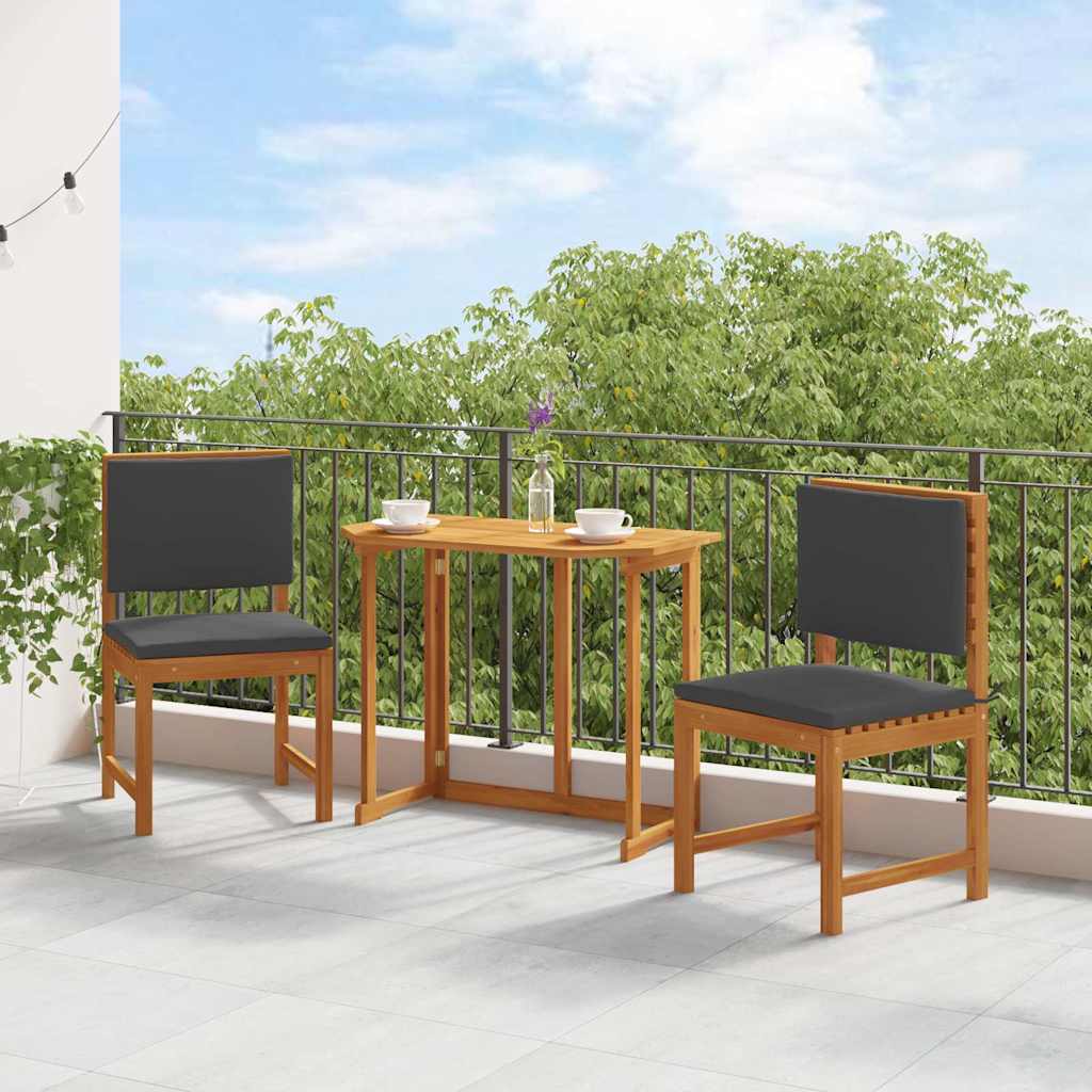 Garden Chair 2 pcs Brown 50 x 50 x 91cm Solid Acacia wood