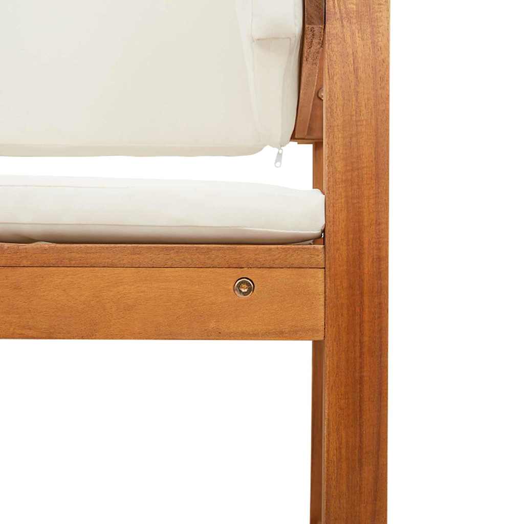 Garden Chair Brown 50 x 50 x 91cm Solid Acacia wood