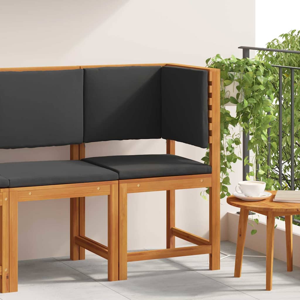 Garden Chair Brown 50 x 50 x 91cm Solid Acacia wood