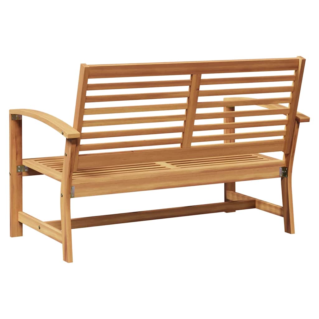 Garden Bench Natural 110 x 64 x 76.5 cm Solid teak wood