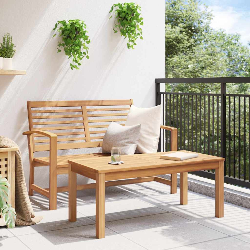 Garden Sofa Set Natural Solid teak wood