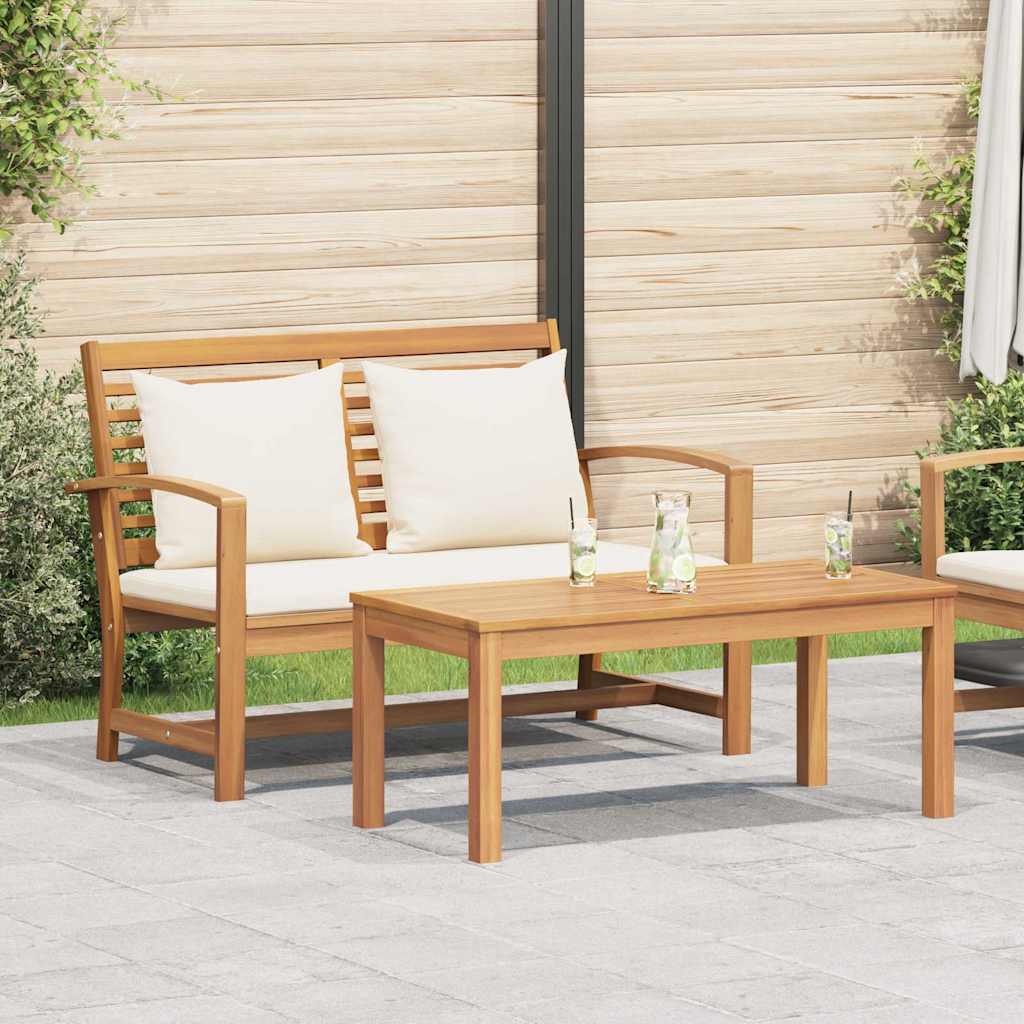 Garden Sofa Set Natural Solid teak wood