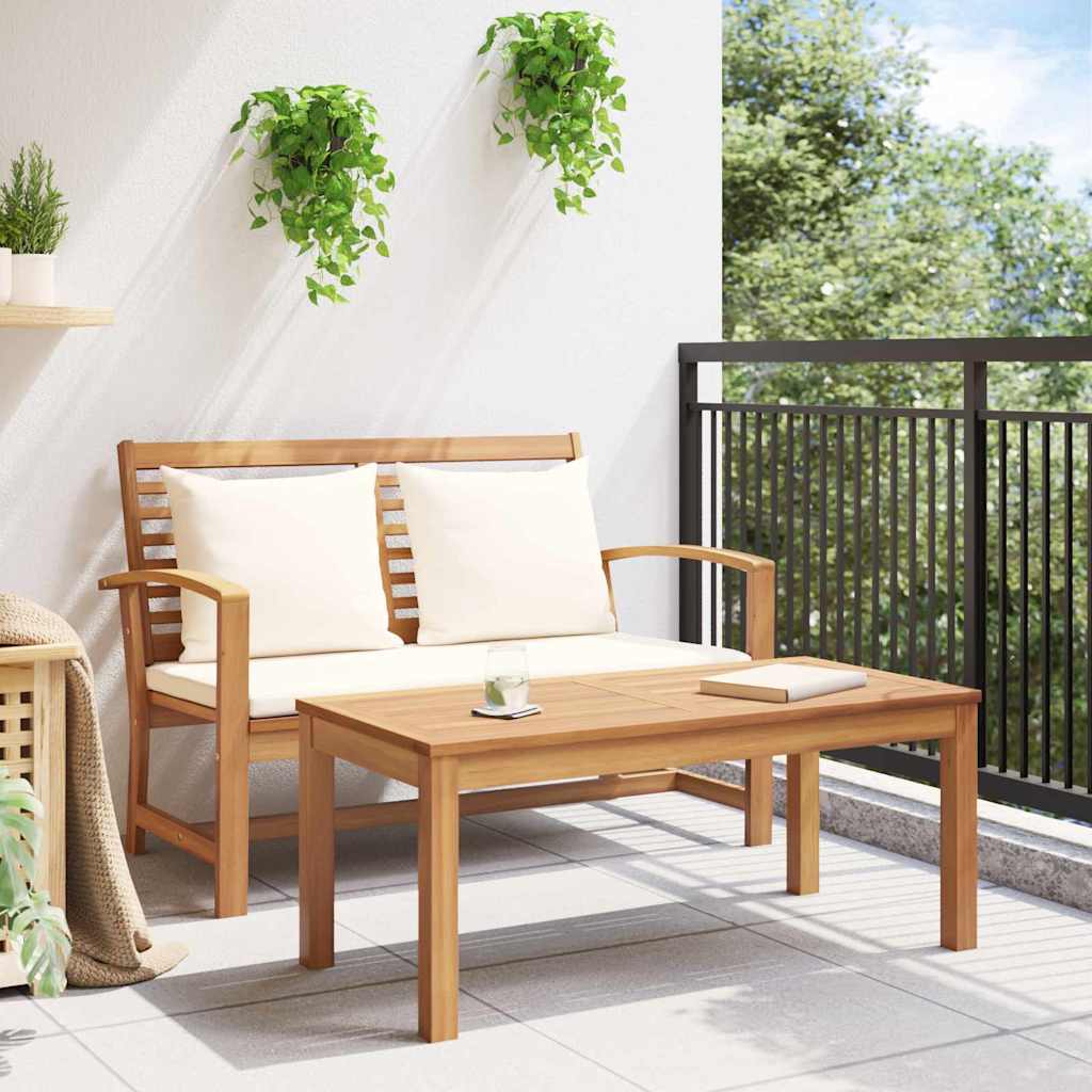 Garden Sofa Set Natural Solid teak wood