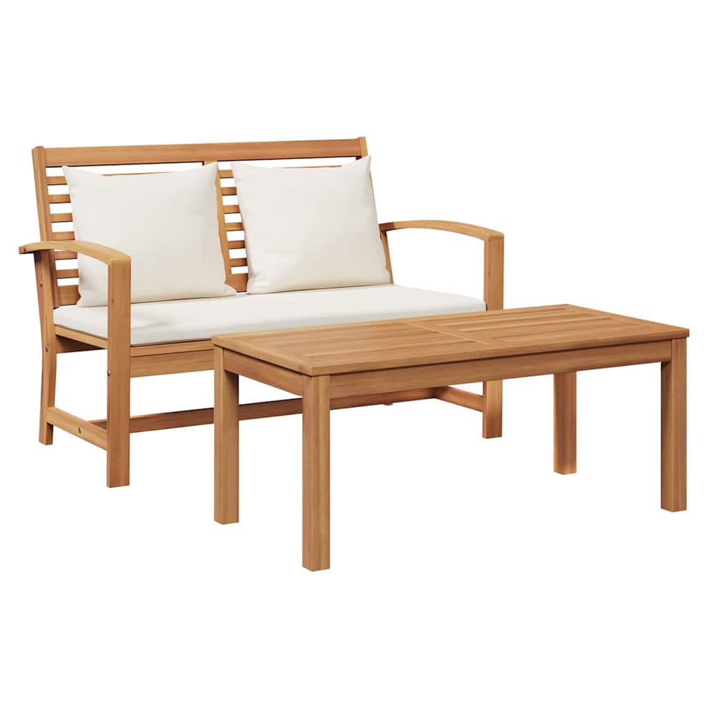 Garden Sofa Set Natural Solid teak wood