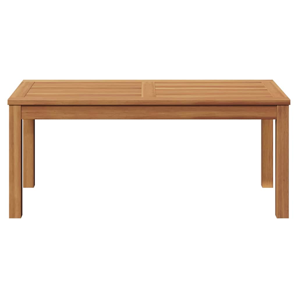 Garden Table Natural 95 x 45 x 40 cm Solid teak wood
