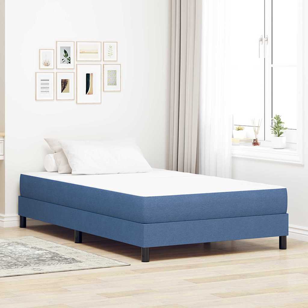 Bed Mattress with Mattress Blue 120 x 200 cm Fabric