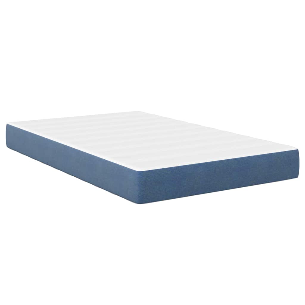 Bed Mattress with Mattress Blue 120 x 200 cm Fabric