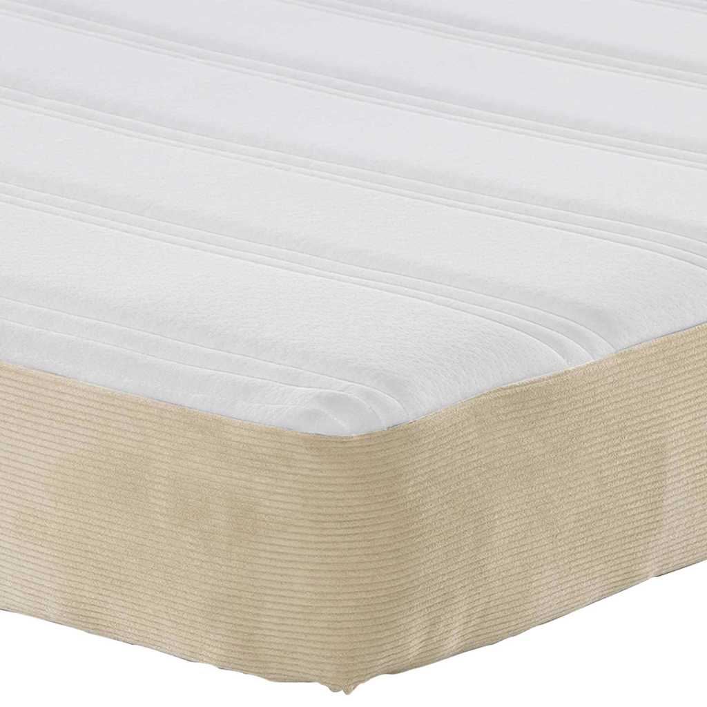 Bed Mattress with Mattress Green 140 x 190 cm Fabric