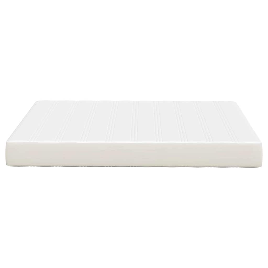 Bed Mattress with Mattress Cream 140 x 200 cm Fabric