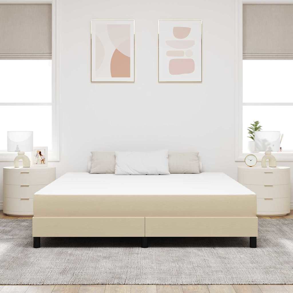 Bed Mattress with Mattress Green 180 x 200 cm Fabric