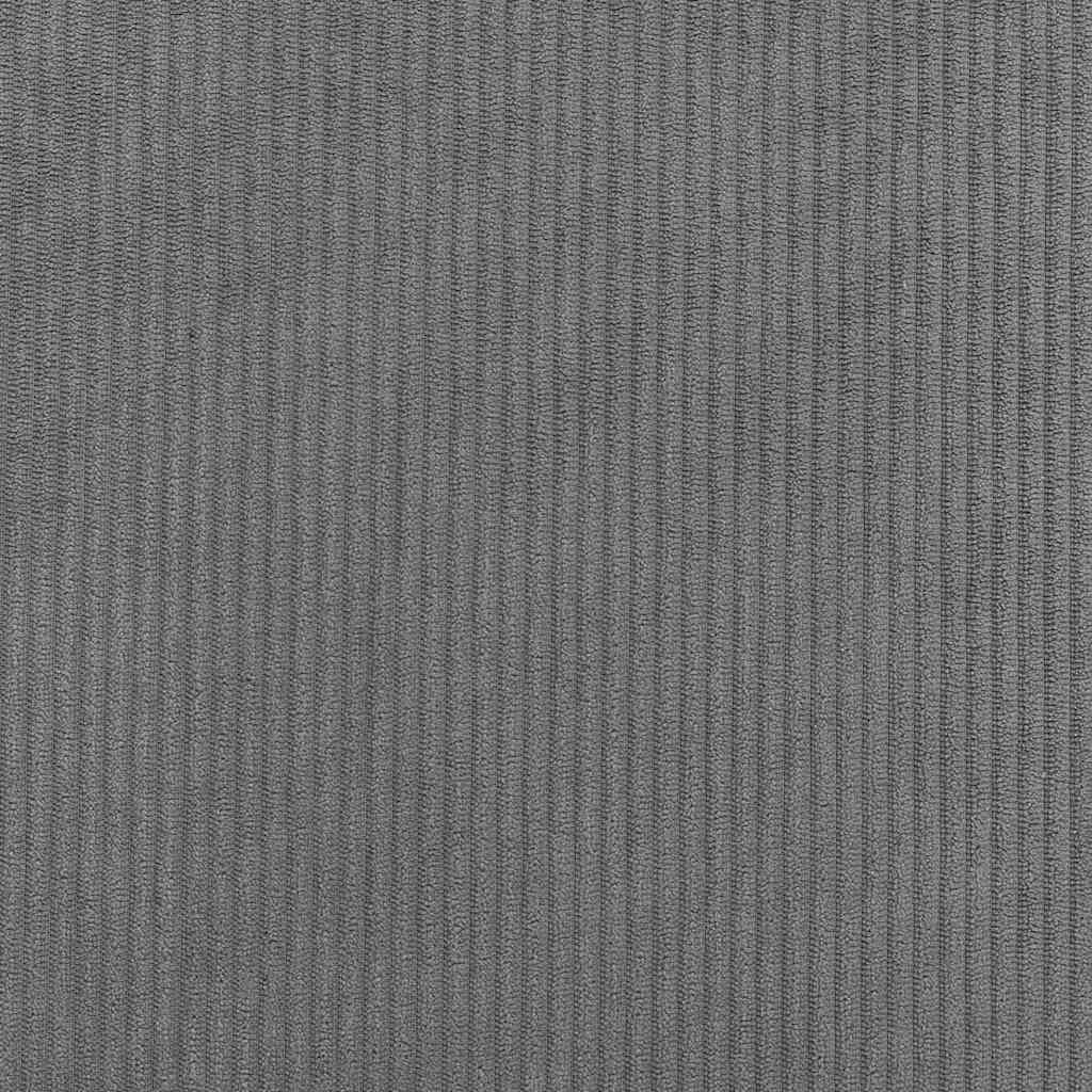 Box Spring Bed Light grey 120 x 190 cm Corduroy fabric