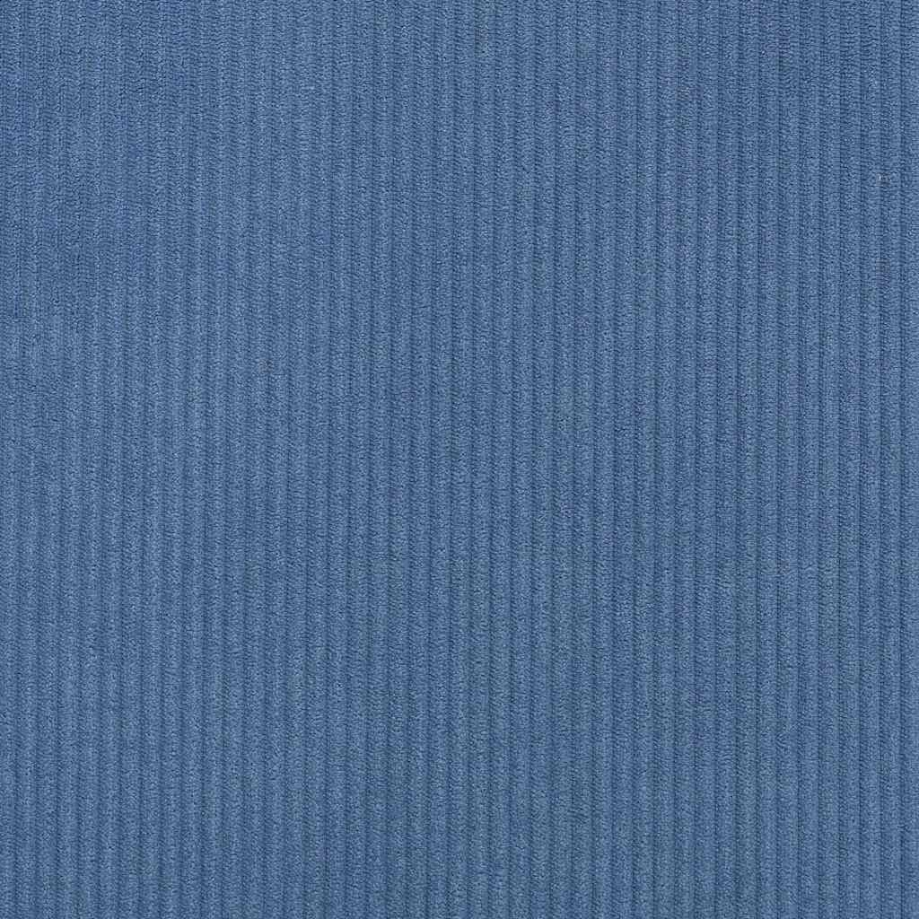 Box Spring Bed Blue 140 x 190 cm Corduroy fabric