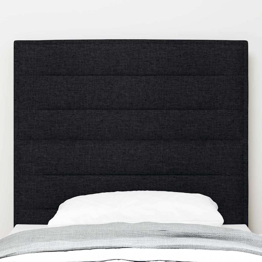 Headboard Other with Headboard Black 100 cm Fabric