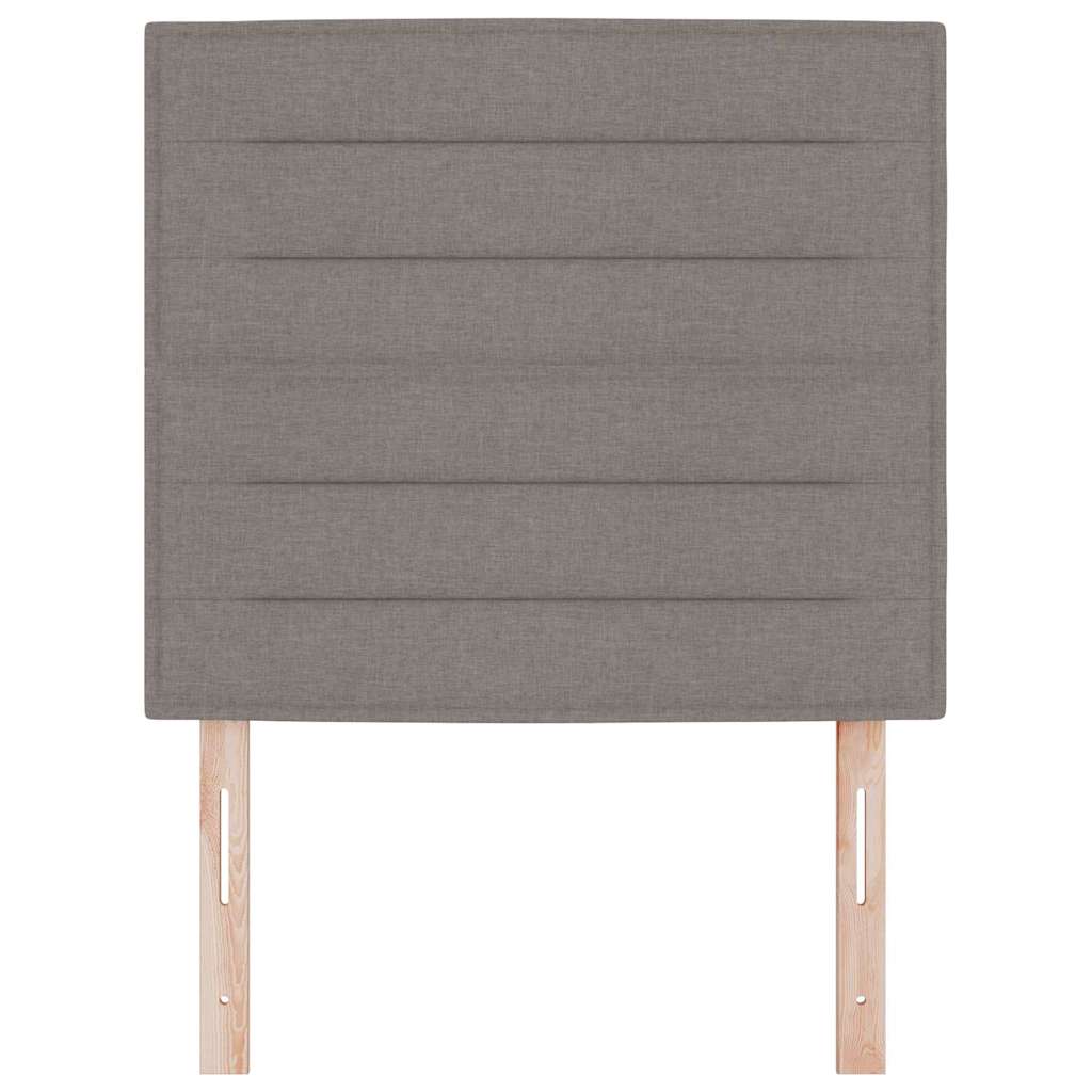 Headboard Other with Headboard Taupe 100 cm Fabric