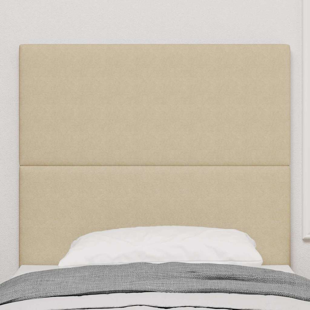 Headboard Height Adjustable Light green grey 100 cm Rib fabric