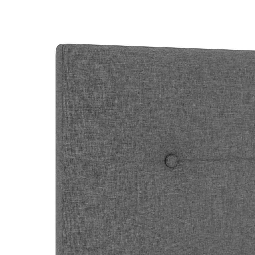 Headboard Height Adjustable Manual Dark grey 100 cm Fabric
