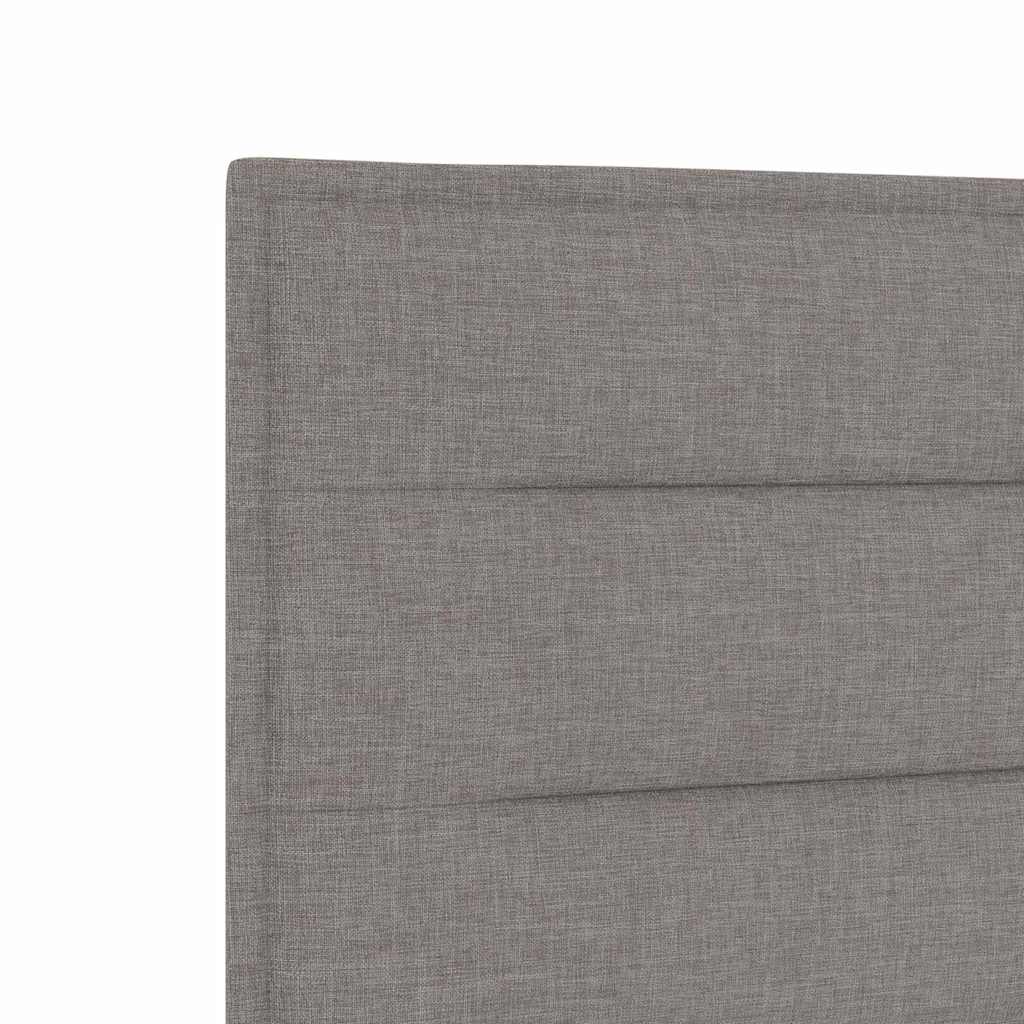 LED Headboard with LED Strip Lights Manual Taupe 80 cm Fabric