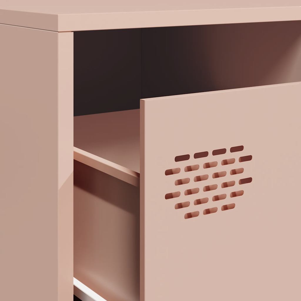 TV Cabinet Pink 202x39x43.5 cm Cold-rolled Steel