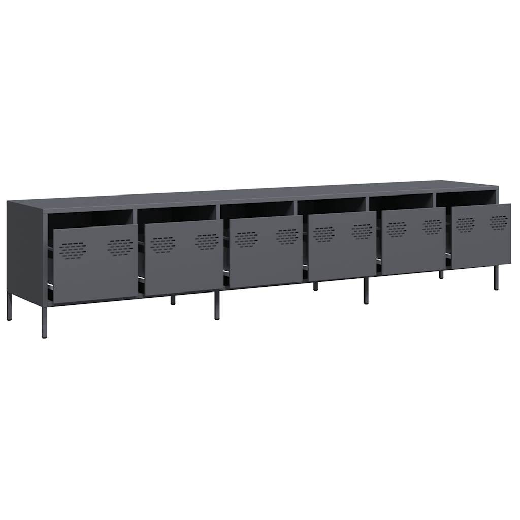 TV Cabinet Anthracite 202x39x43.5 cm Cold-rolled Steel