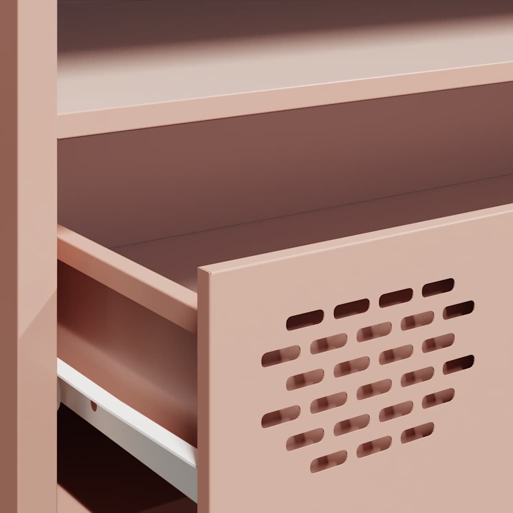 TV Cabinet Pink 202x39x43.5 cm Cold-rolled Steel