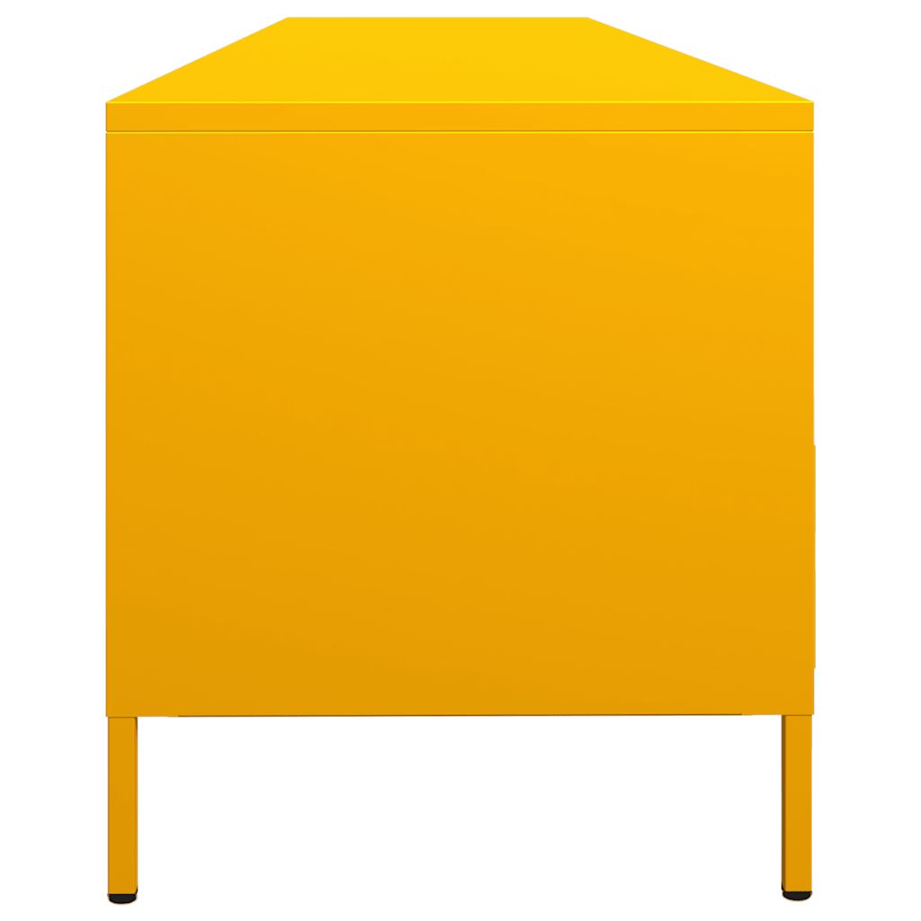 TV Cabinet Mustard Yellow 202x39x43.5 cm Cold-rolled Steel