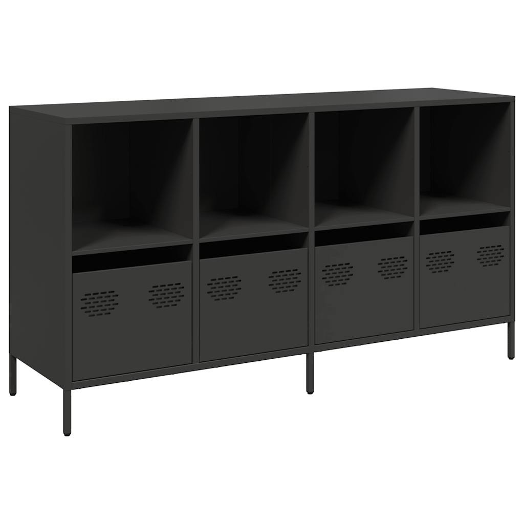 Sideboard Black 135x39x73.5 cm Cold-rolled Steel