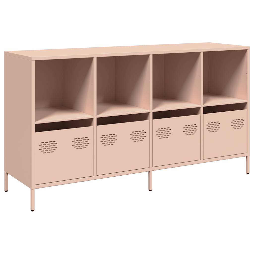 Sideboard Pink 135x39x73.5 cm Cold-rolled Steel