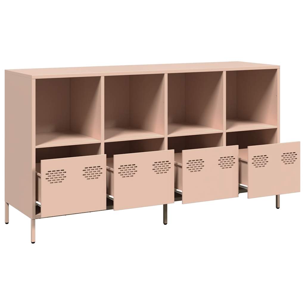 Sideboard Pink 135x39x73.5 cm Cold-rolled Steel
