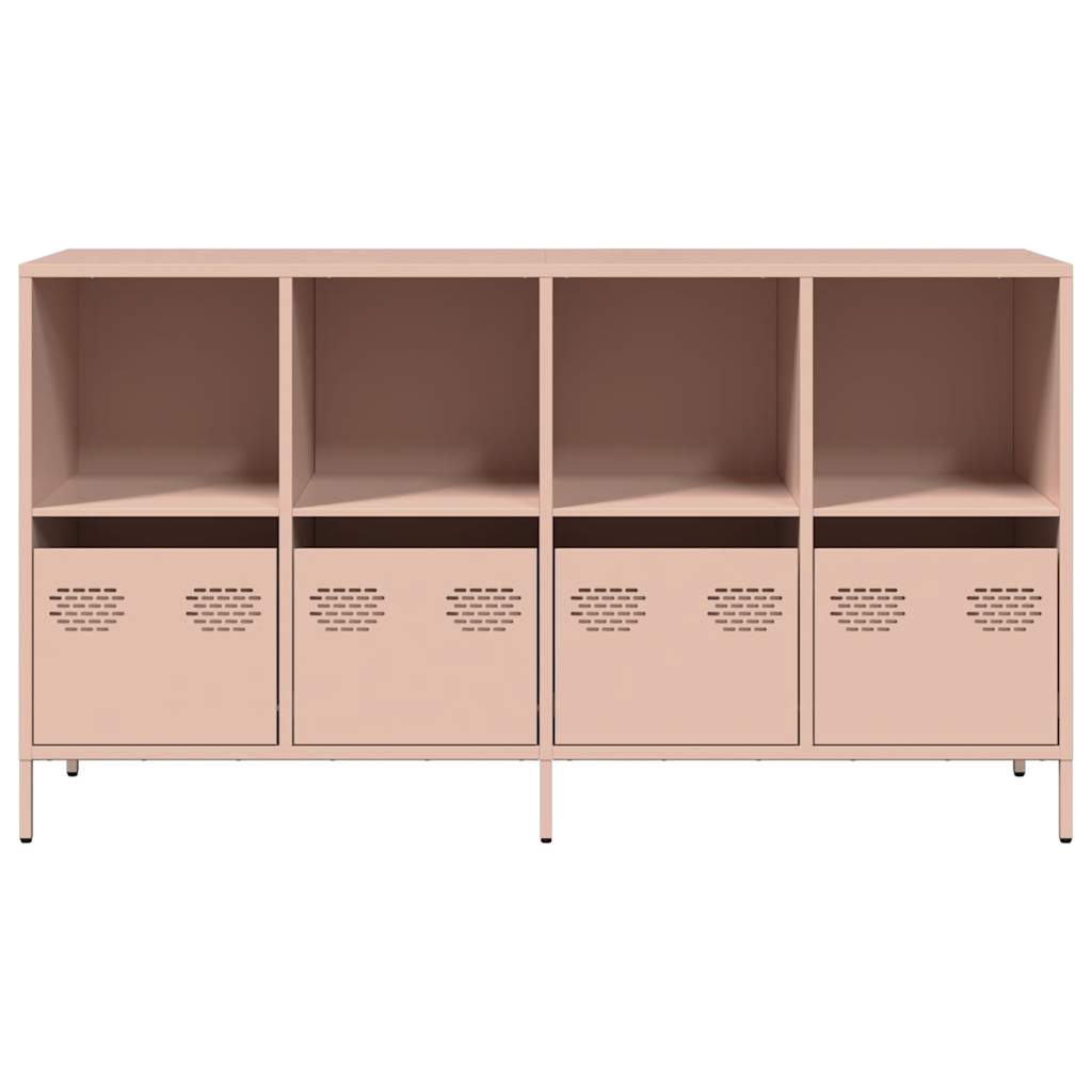Sideboard Pink 135x39x73.5 cm Cold-rolled Steel