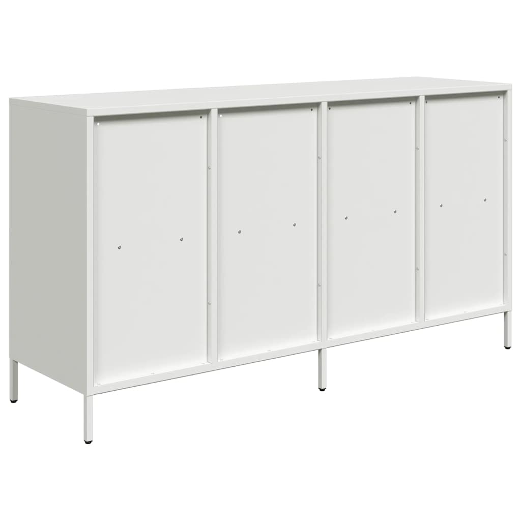 Sideboard White 135x39x73.5 cm Cold-rolled Steel