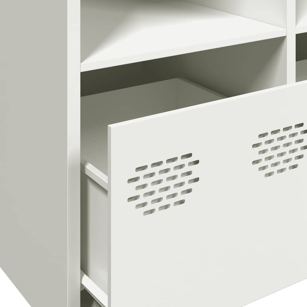 Sideboard White 135x39x73.5 cm Cold-rolled Steel