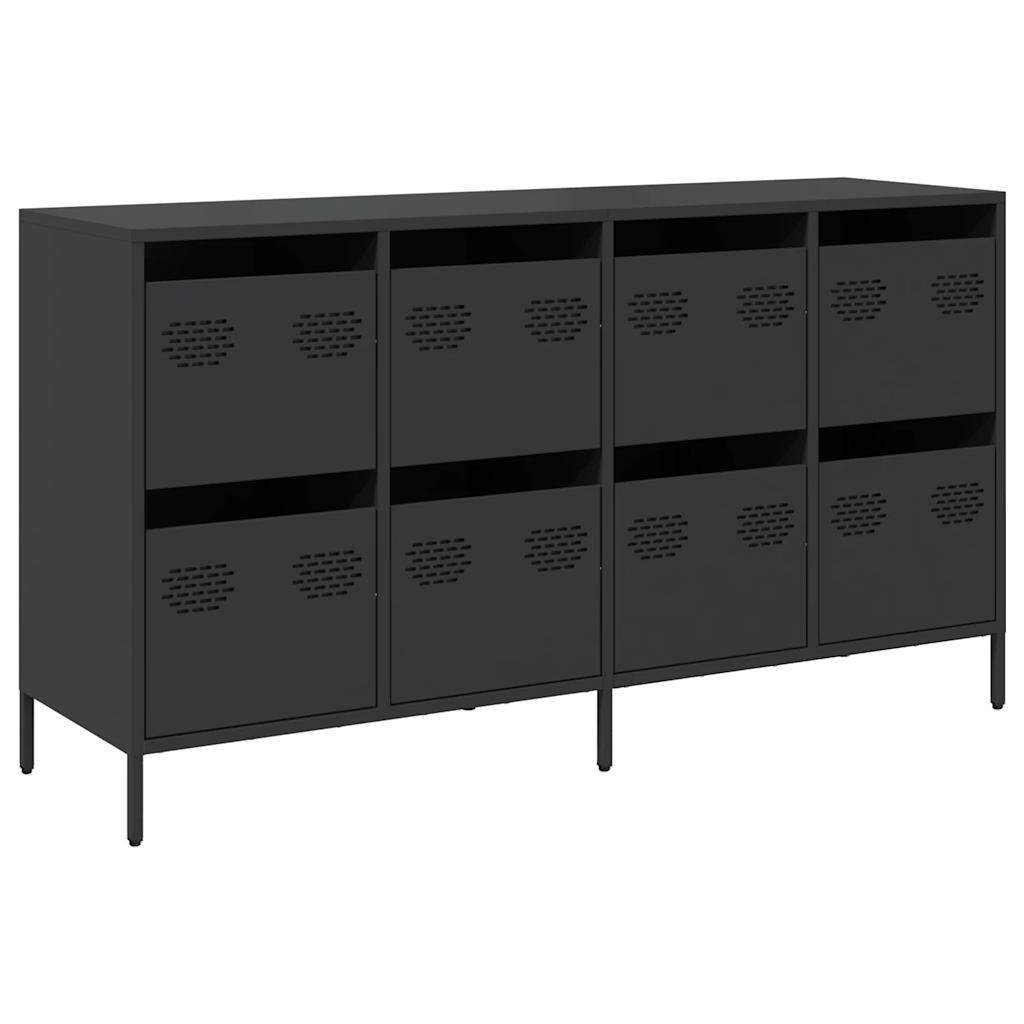 Sideboard Black 135x39x73.5 cm Cold-rolled Steel