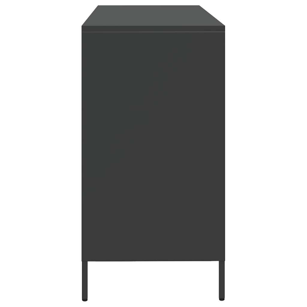 Sideboard Black 135x39x73.5 cm Cold-rolled Steel