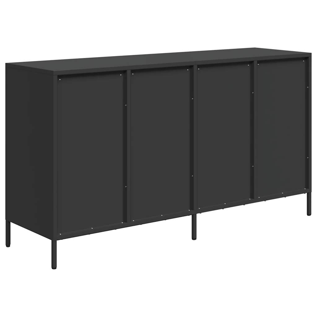 Sideboard Black 135x39x73.5 cm Cold-rolled Steel