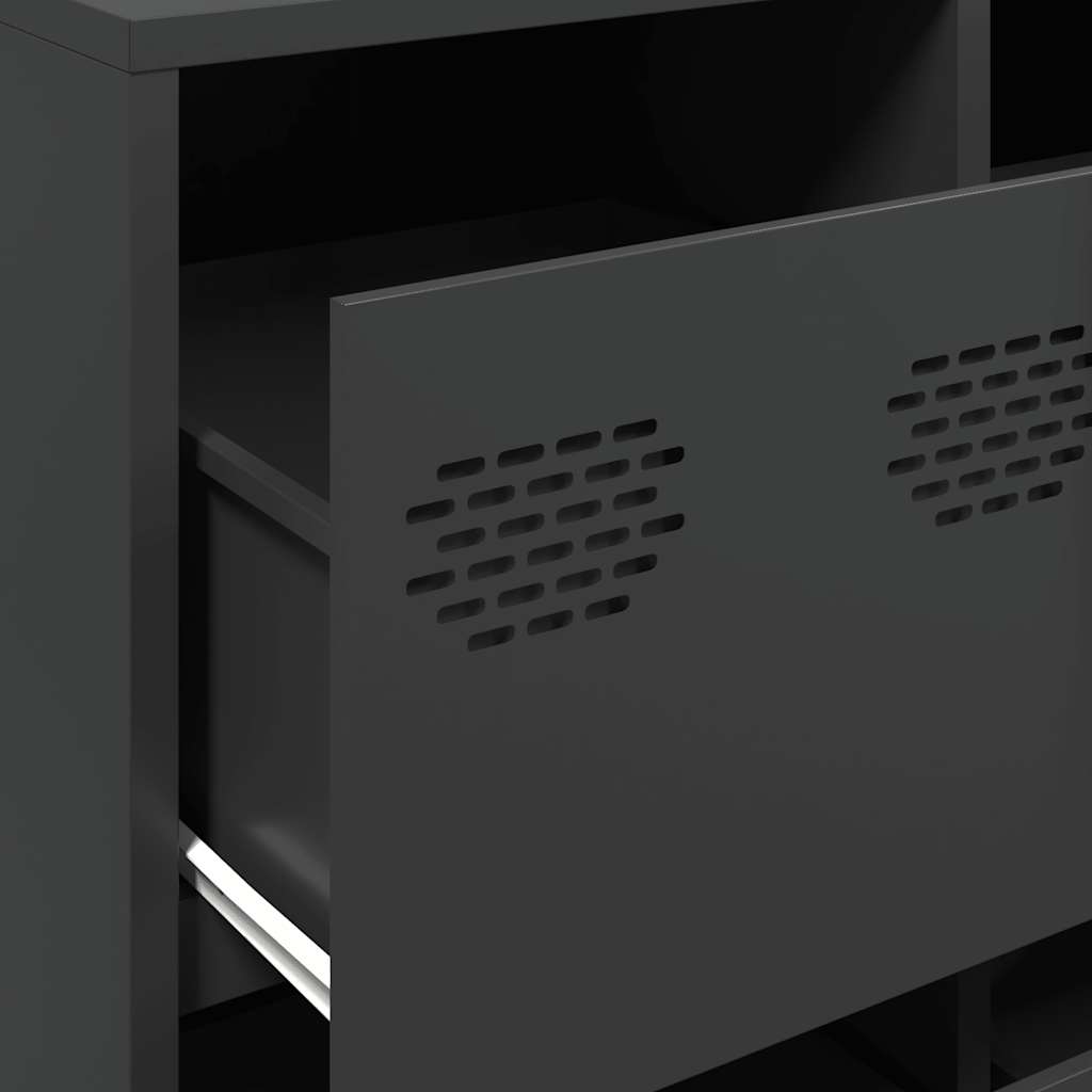 Sideboard Black 135x39x73.5 cm Cold-rolled Steel