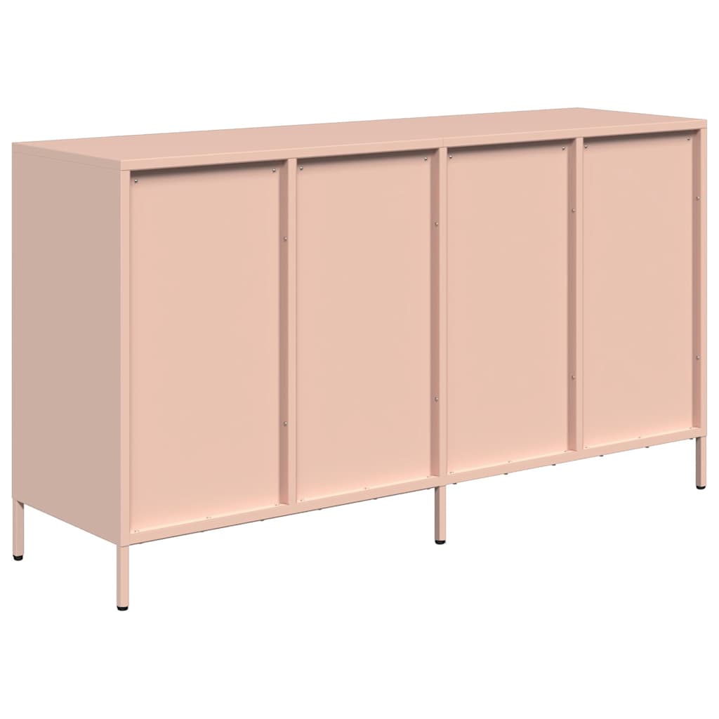 Sideboard Pink 135x39x73.5 cm Cold-rolled Steel