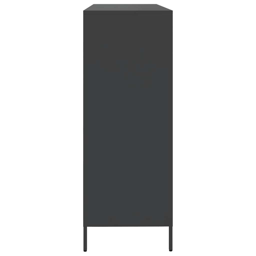 Sideboard Black 135x39x103.5 cm Cold-rolled Steel