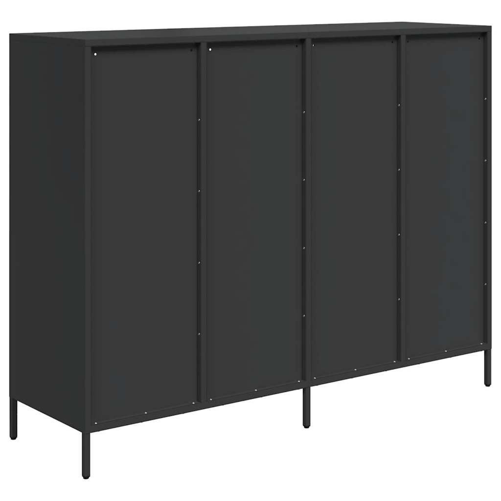 Sideboard Black 135x39x103.5 cm Cold-rolled Steel