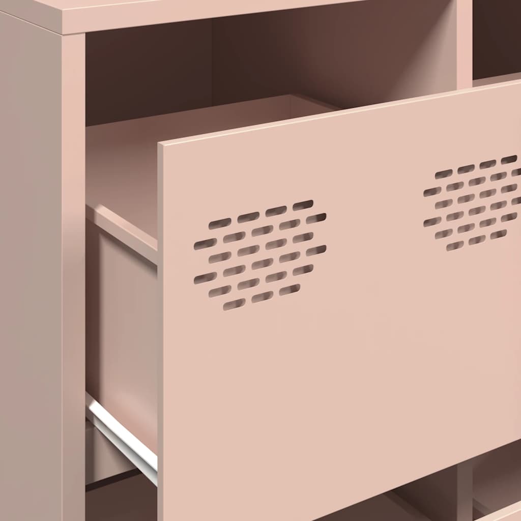 Sideboard Pink 135x39x103.5 cm Cold-rolled Steel