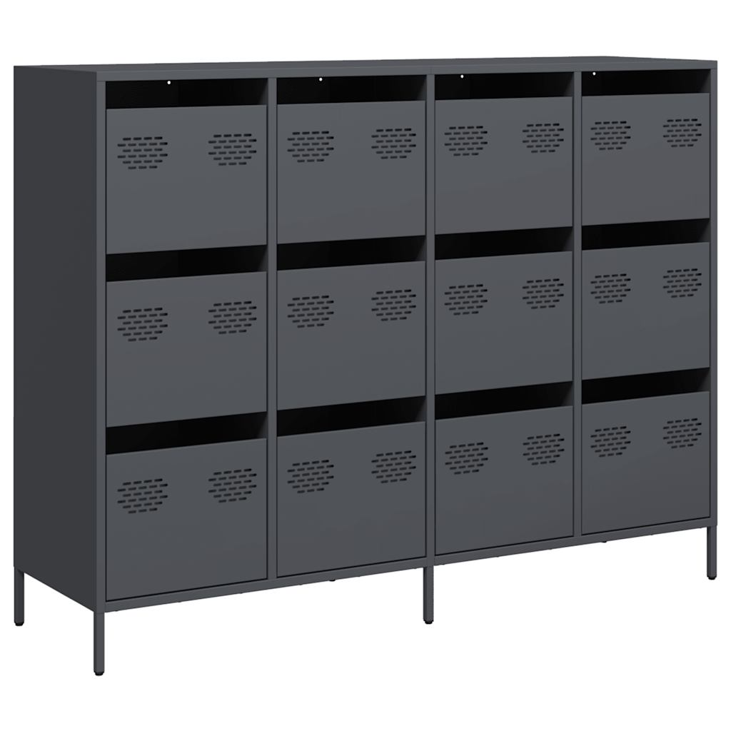 Sideboard Anthracite 135x39x103.5 cm Cold-rolled Steel