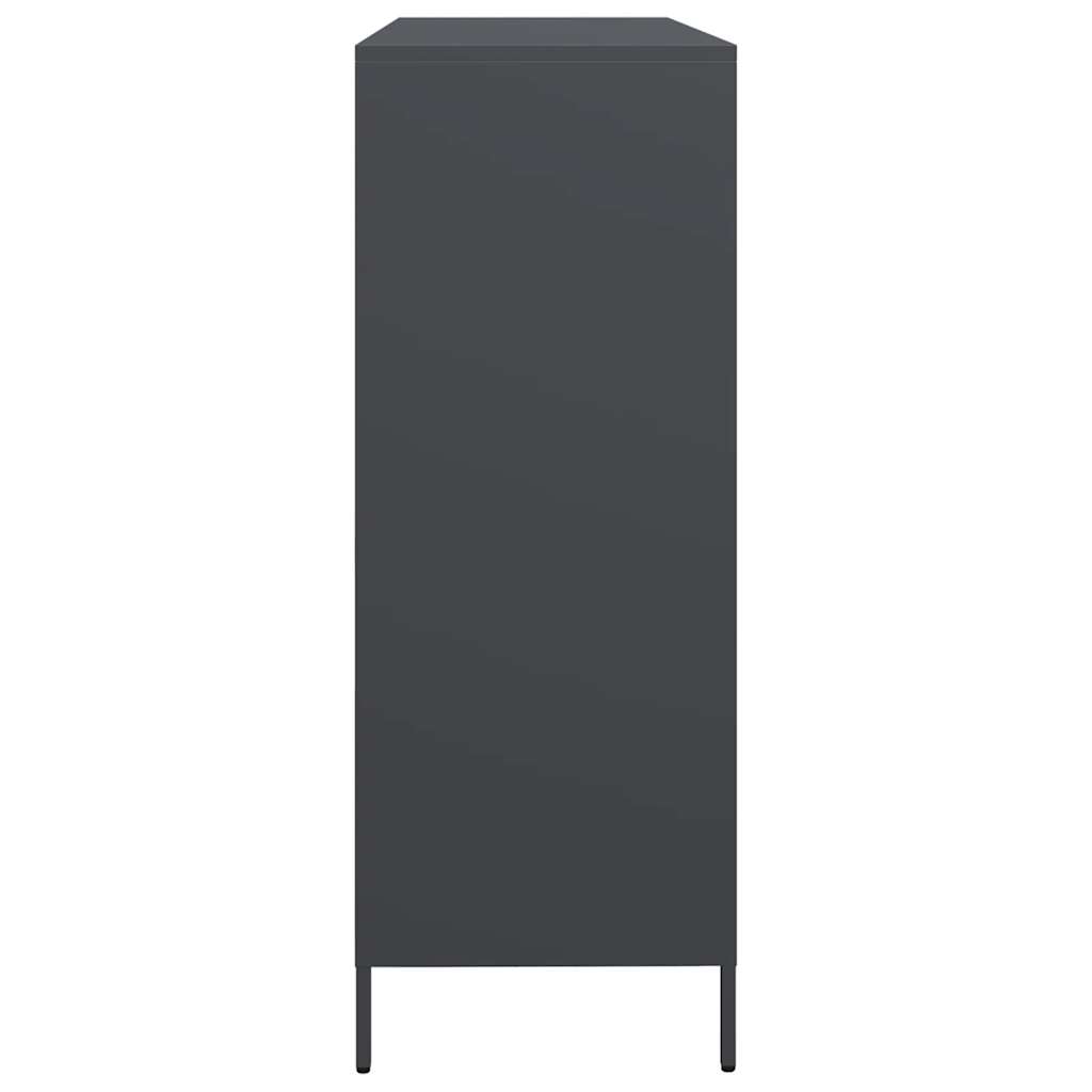 Sideboard Anthracite 135x39x103.5 cm Cold-rolled Steel
