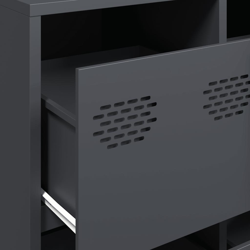 Sideboard Anthracite 135x39x103.5 cm Cold-rolled Steel