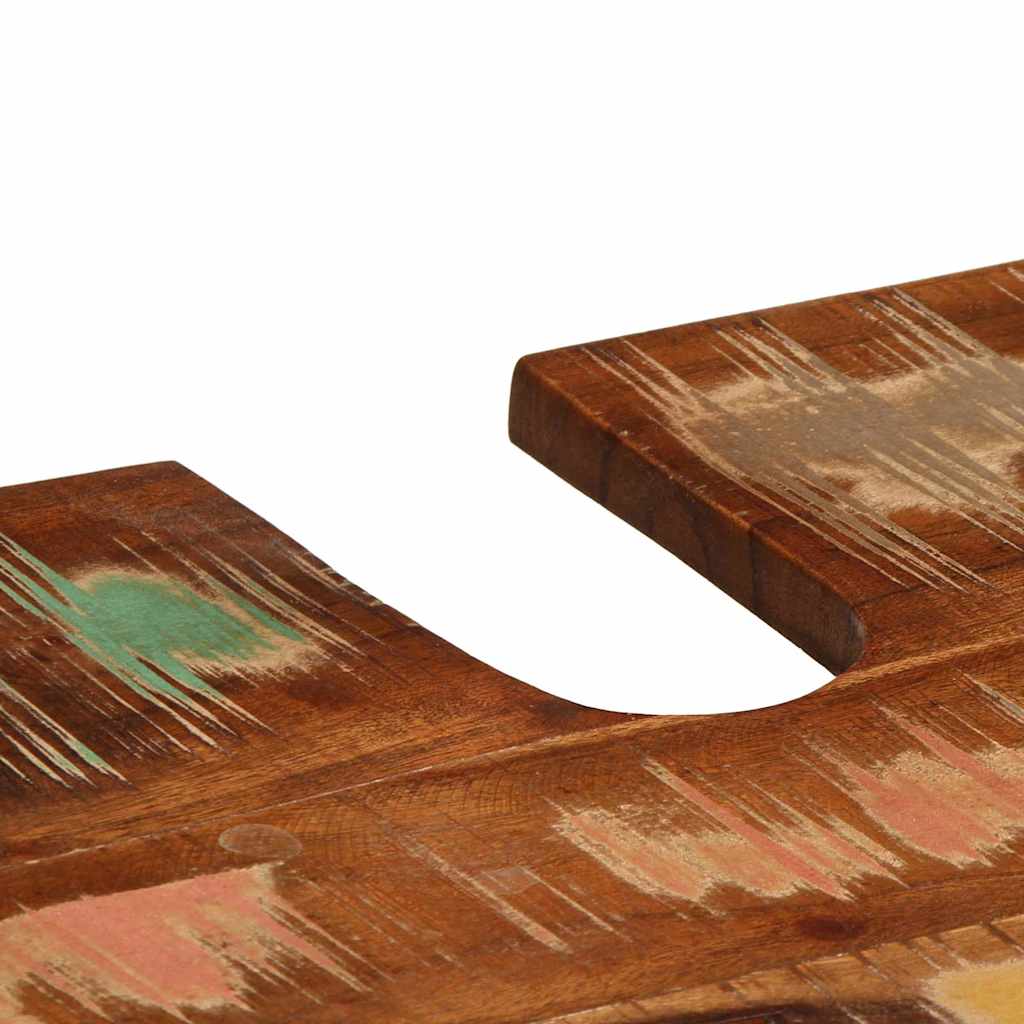 Bathroom Furniture Set 2 pcs Brown Solid reclaimed wood