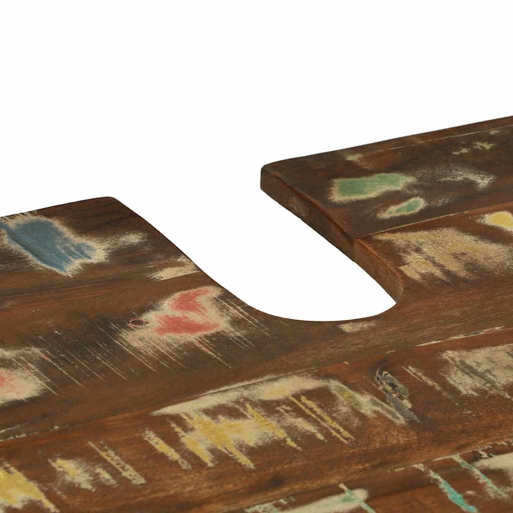 Bathroom Furniture Set 2 pcs Brown Solid reclaimed wood