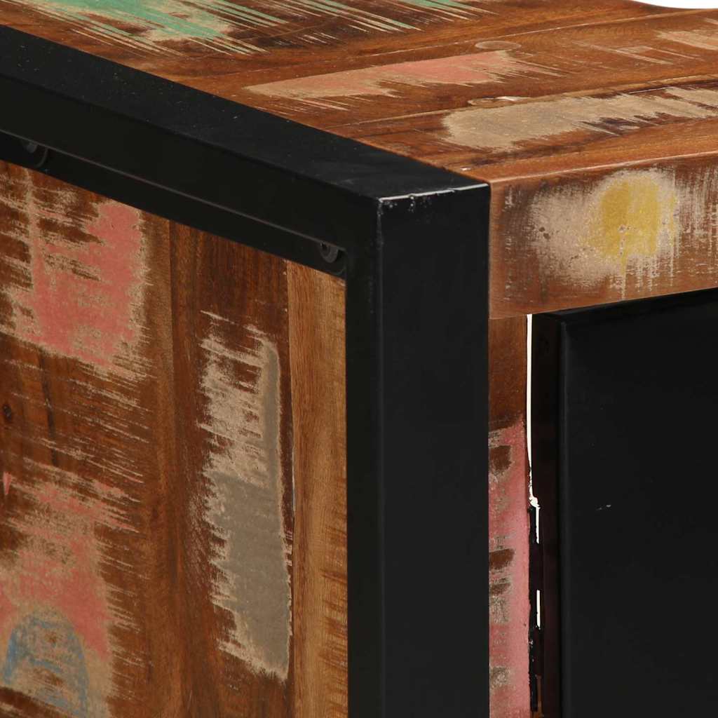 Bathroom Furniture Set with Shelf 2 pcs Solid reclaimed wood