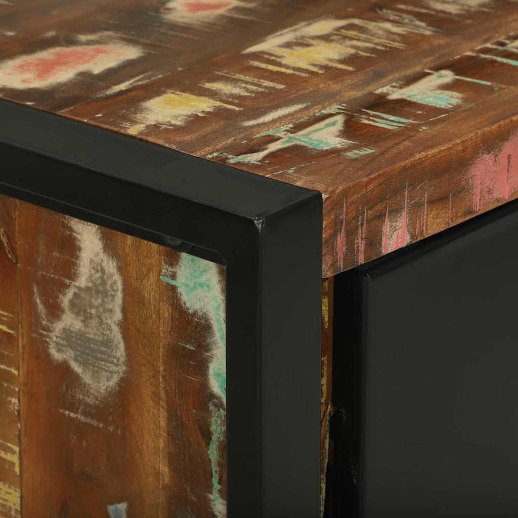 Bathroom Furniture Set 2 pcs Multicolour Solid Reclaimed Wood