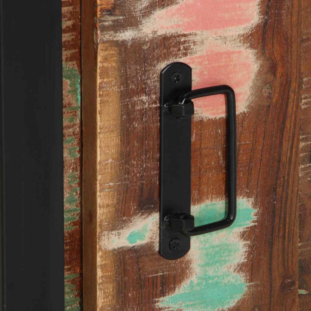 Bathroom Furniture Set 3 pcs Multicolour Solid Reclaimed Wood